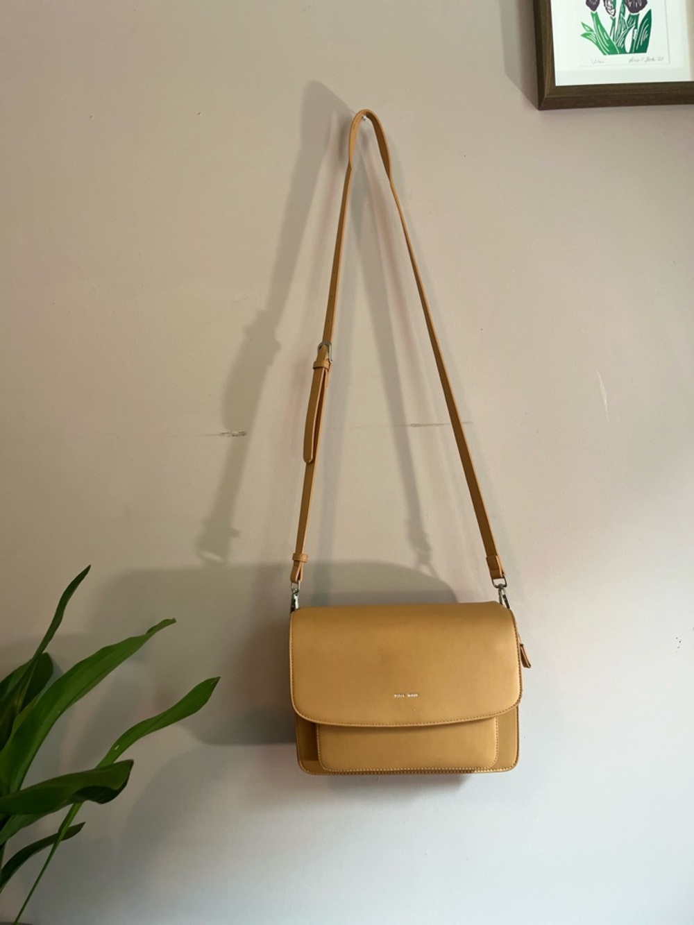 Pixie Mood Tan Crossbody Bag with Adjustable Strap